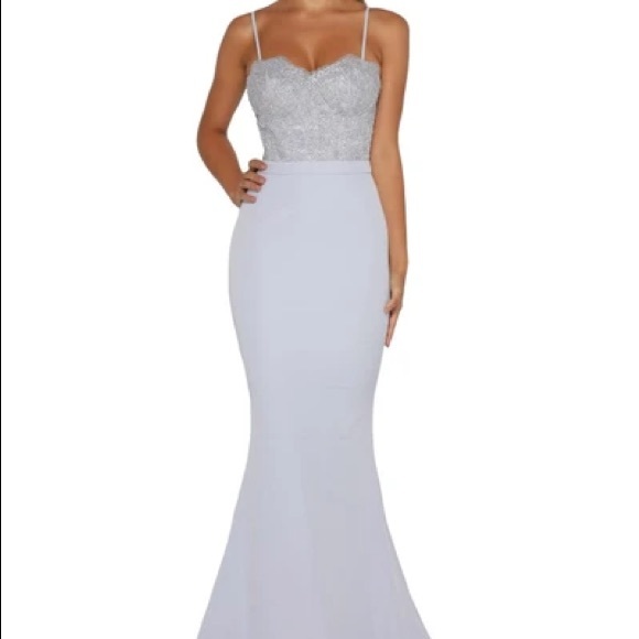 Portia and Scarlett ‘Frozen’ Evening, Prom, Gala, Bridesmaid, Dress, Fitted,Gown - Picture 5 of 9